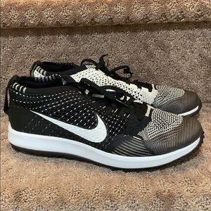 Nike Flyknit Racer G 2018 Oreo Size 9 Spikeless